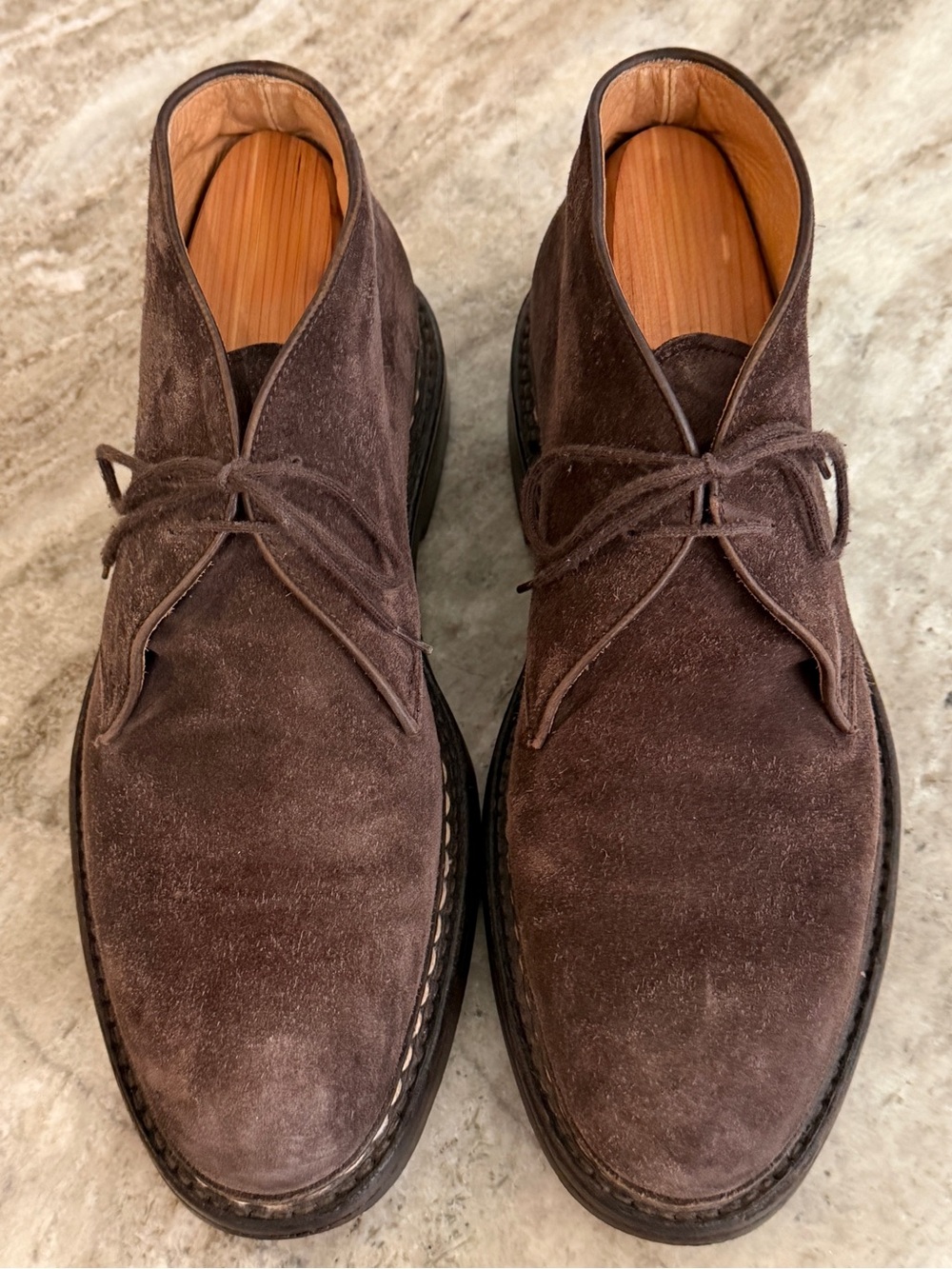 Heschung Genet Boots Brown Suede UK 7 / 8.5 US Chukka Desert